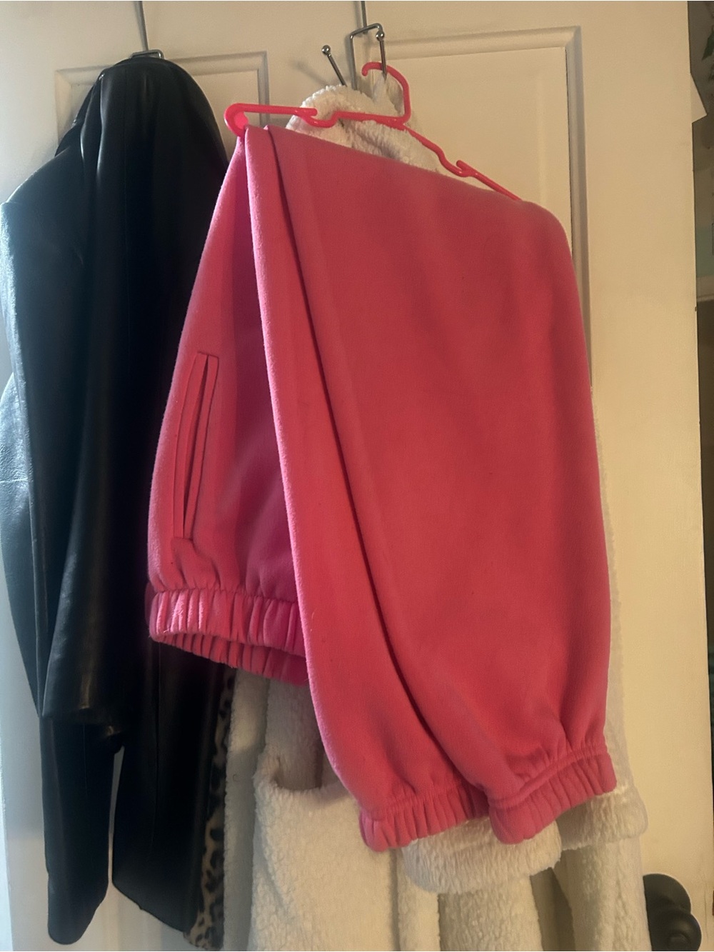No Boundaries Pink Fleece Joggers